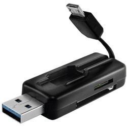 Картридер/USB-хаб Ginzzu GR-587UB