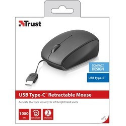 Мышка Trust USB-C Retractable Mini