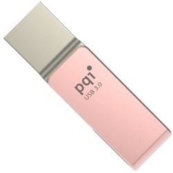 USB Flash (флешка) PQI iConnect mini 64Gb (серебристый)