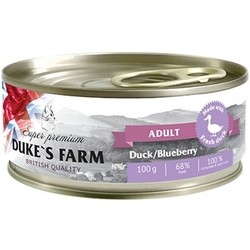 Корм для кошек Dukes Farm Canned Adult Duck/Blueberry 0.1 kg