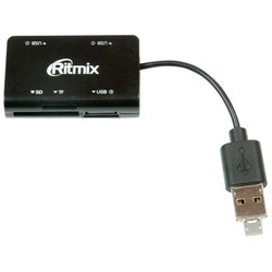 Картридер/USB-хаб Ritmix CR-2322M