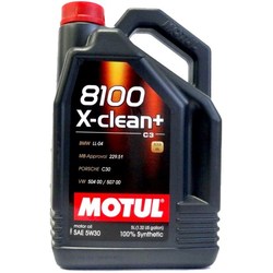 Моторное масло Motul 8100 X-Clean Plus 5W-30 5L