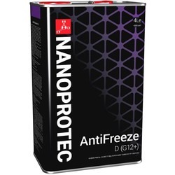 Антифриз и тосол Nanoprotec Antifreeze D (G12 Plus) 4L