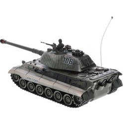 Танк на радиоуправлении Plamennyj Motor Battle Tank King Tiger&T-34 1:28