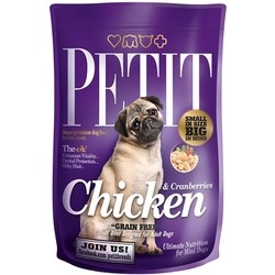 Корм для собак Petit Adult Chicken/Cranberries 0.3 kg