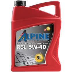 Моторное масло Alpine RSL 5W-40 5L