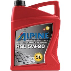 Моторное масло Alpine RSL 5W-20 5L
