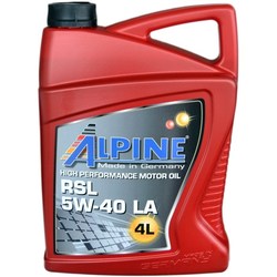 Моторные масла Alpine RSL 5W-40 LA 4L