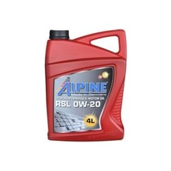 Моторное масло Alpine RSL 0W-20 4L