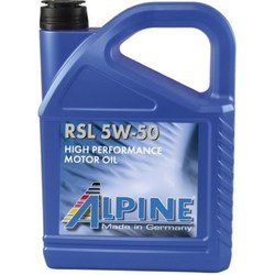 Моторное масло Alpine RSL 5W-50 4L