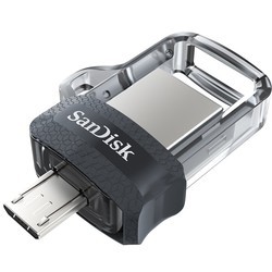 USB Flash (флешка) SanDisk Ultra Dual m3.0 32Gb (золотистый)