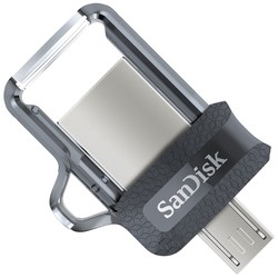 USB Flash (флешка) SanDisk Ultra Dual m3.0 64Gb (черный)