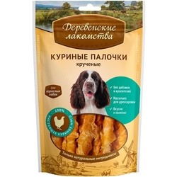 Корм для собак Derevenskie Lakomstva Delicacy Chicken Twisted Sticks 0.1 kg
