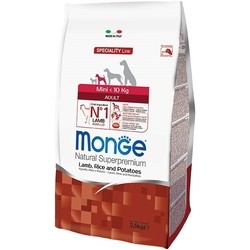 Корм для собак Monge Speciality Mini Adult Lamb/Rice/Potatoes 0.8 kg