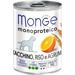 Корм для собак Monge Monoproteico Fruits Turkey/Rice/Citrus 0.4 kg
