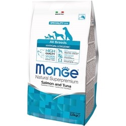 Корм для собак Monge Speciality Hypoallergenic All Breeds Salmon/Tuna 2.5 kg