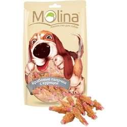 Корм для собак Molina Delicacy Crab Sticks with Chicken 0.08 kg