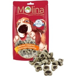 Корм для собак Molina Delicacy Meat Hearts with Multivitamins 0.15 kg