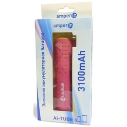 Powerbank аккумулятор AmperIn AI-TUBE (розовый)
