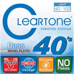 Струны Cleartone Nickel-Plated Light Bass 40-100